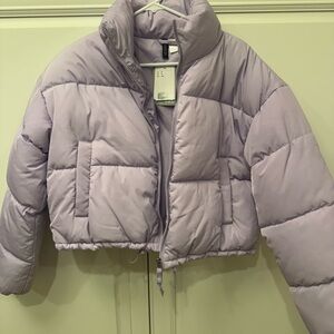 H&M Light Purple Puffer Jacket